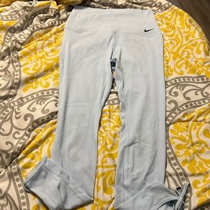 Light blue Dri-Fit workout Nike leggings